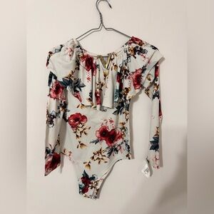 Floral Off-Shoulder Bodysuit